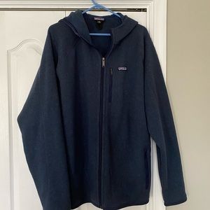 EUC Mens Patagonia Hooded Zip Jacket XXL